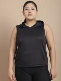 RIGO Casual Solid Women Black Top