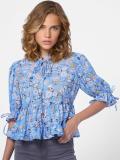 ONLY Casual Printed Women Blue Top