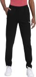 PUMA Zippered Jersey Sweatpants Self Design Men Black Track Pants