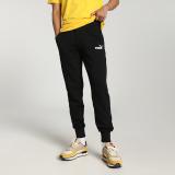 PUMA Solid Men Black Track Pants