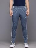 ADIDAS Striped Men Blue Track Pants