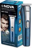 NOVA NHT 1042 USB Trimmer 60 min  Runtime 5 Length Settings (Blue, Silver)
