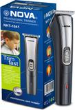 NOVA NHT 1041 USB Trimmer 60 min  Runtime 5 Length Settings (Black, Silver)