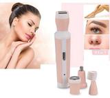Kemei KM-3024 Professional Ladies Shaver with Rechargeable Shaver for Body Grooming Trimmer 45 min  Runtime 4 Length Settings (Multicolor)