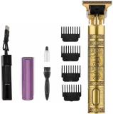 NLB ENTERPRISE Professional Premium Beard, Head and Body Hair Golden Shaver Trimmer Men Trimmer 120 min  Runtime 1 Length Settings (Gold)