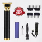 EVETIS Professional Golden t99 Trimmer Haircut Grooming Kit Metal Body Rechargeable 62 Trimmer 120 min  Runtime 4 Length Settings (Black)