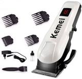 Kemei KM-809 Trimmer 120 min  Runtime 4 Length Settings (White)