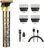 NLB ENTERPRISE Professional Beard, Mustache, Body and Head Hair Golden Shaver Trimmer Men Trimmer 120 min  Runtime 1 Length Settings (Gold)