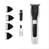 Life Friends Shaving Machine Mini for Men Rechargable Face Shaving Trimmer 60 min  Runtime 4 Length Settings (Silver)