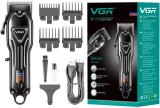 VGR V-051 Professional Hair Clipper with LED Display,New Powder Metallurgic Blades, Trimmer 300 min  Runtime 4 Length Settings (Black)