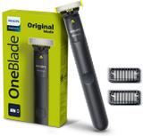 PHILIPS OneBlade QP1424/10 Trimmer 30 min  Runtime 3 Length Settings (Black)
