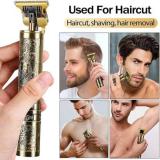 LICHEE Golden Shaver Hair Trimmer For Men's Beard, Mustache Body Grooming Trimmer 120 min  Runtime 4 Length Settings (Gold)