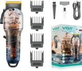 VGR V-689 Professional Hair Clipper with LED display Trimmer 180 min  Runtime 8 Length Settings (Multicolor)