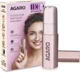 AGARO Facial Hair Remover FHR170 for Women,Painless Hair Remover, Trimmer 90 min  Runtime 1 Length Settings (Rose Gold)