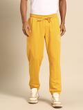 United Colors of Benetton Regular Fit Men Yellow Trousers