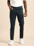 BEING HUMAN Skinny Fit Men Blue Trousers