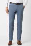 PETER ENGLAND Slim Fit Men Blue Trousers