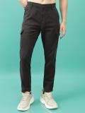 HIGHLANDER Regular Fit Men Black Trousers