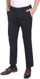 ARROW Slim Fit Men Blue Trousers