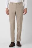 VAN HEUSEN Slim Fit Men Beige Trousers