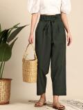 Mast & Harbour Regular Fit Women Green Trousers