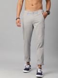 Roadster Regular Fit Men Grey Trousers