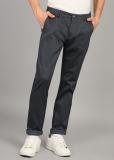 KILLER Slim Fit Men Dark Blue Trousers