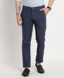 TURTLE Skinny Fit Men Blue Trousers