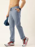 HARVARD Slim Fit Men Blue Trousers