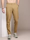 Roadster Regular Fit Men Beige Trousers