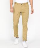 INDIAN TERRAIN Regular Fit Men Brown Trousers