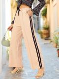 Dressberry Flared Women Beige Trousers