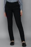 Allen Solly Regular Fit Women Black Trousers