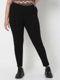 VERO MODA Regular Fit Women Black Trousers