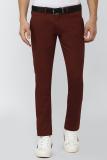 PETER ENGLAND Skinny Fit Men Maroon Trousers