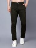 CANTABIL Regular Fit Men Black Trousers