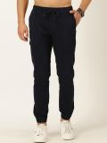 Mast & Harbour Regular Fit Men Blue Trousers