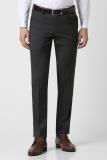 PETER ENGLAND Slim Fit Men Black Trousers