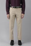 VAN HEUSEN Slim Fit Men Beige Trousers