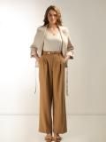 VERO MODA Straight Fit Women Brown Trousers