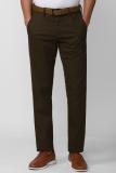 VAN HEUSEN SPORT Slim Fit Men Brown Trousers