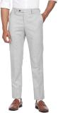 ARROW Smart Flex Regular Fit Men Grey Trousers