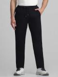 JACK & JONES Solid Men Black Track Pants