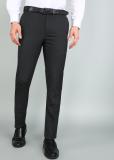 Raymond Slim Fit Men Black Trousers