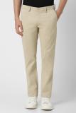 VAN HEUSEN Slim Fit Men Beige Trousers