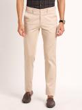 TURTLE Skinny Fit Men Beige Trousers