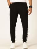 Mast & Harbour Slim Fit Men Black Trousers