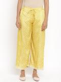 W Regular Fit Women Yellow Trousers