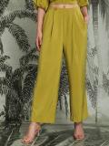 VERO MODA Relaxed Women Green Trousers