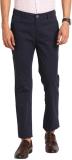 TURTLE Skinny Fit Men Dark Blue Trousers